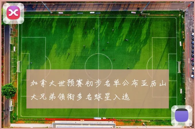 加拿大世预赛初步名单公布亚历山大兄弟领衔多名球星入选